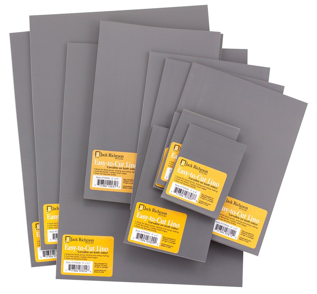 Unmounted linoleum by Jack Richeson