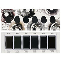 Various Watercolor Sets, supplies, brushes, and Winsor Professional Watercolor tubes