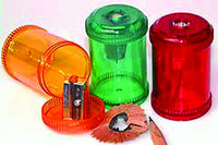 Pencil Sharpeners, sandpaper and gloves