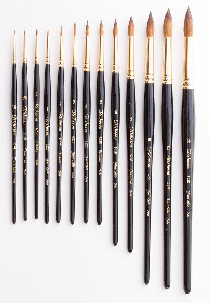 Kolinsky Series Sable Brushes by Jack Richeson