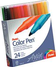 Pentel Arts Color Pen Markers